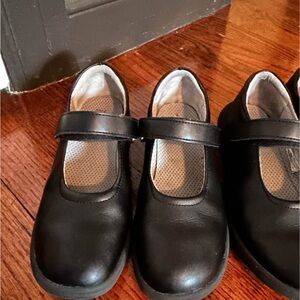 Black Leather Dress Shoes for Girls 3.5 School uniform